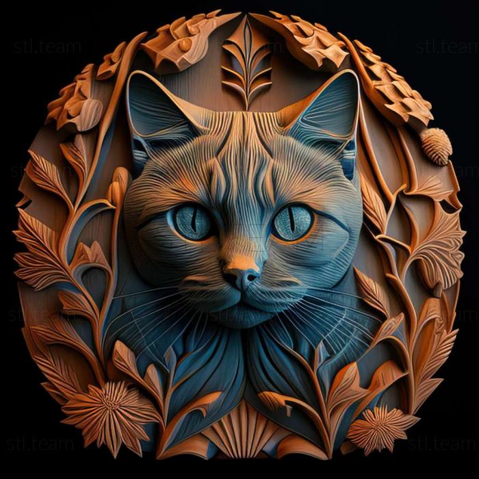 Oriental Bicolour cat